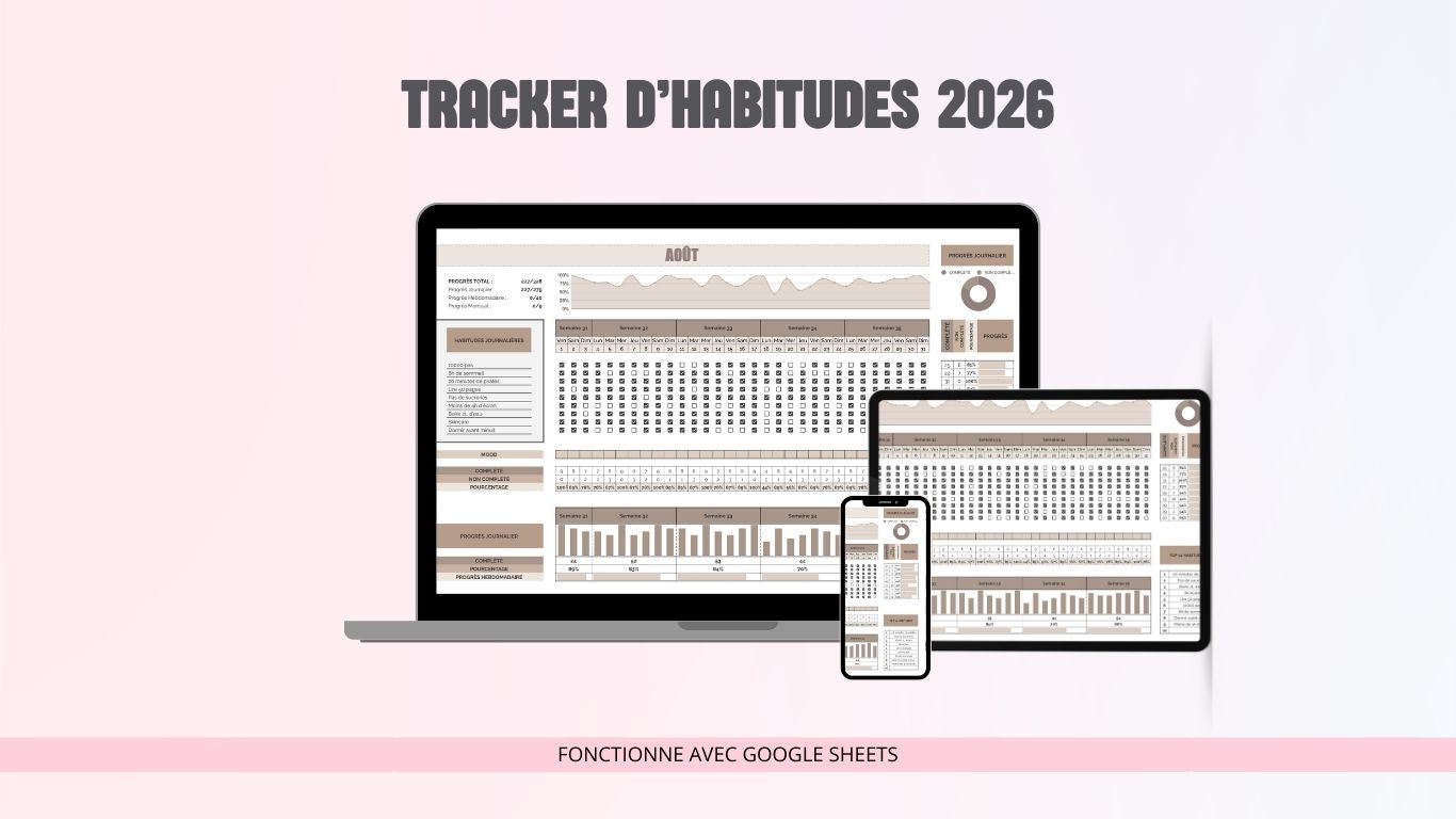 Tracker D'Habitudes - 2026 (Google Sheets)